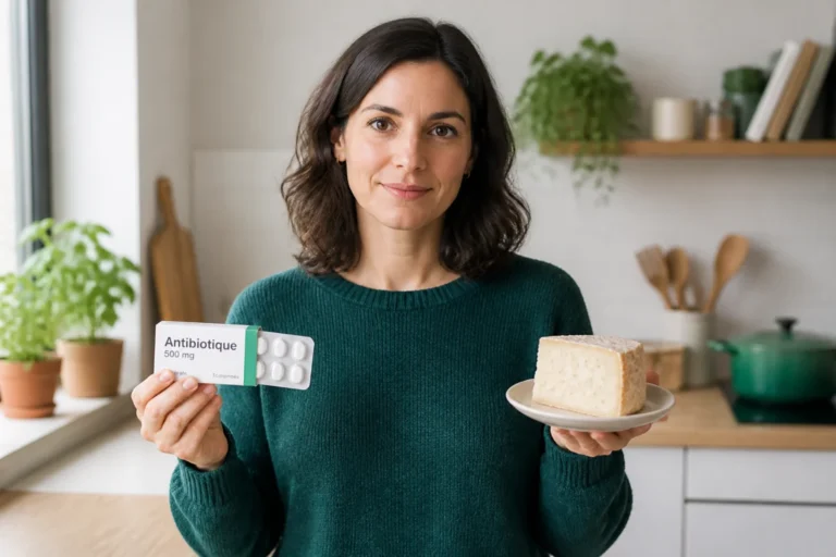 peut on manger du fromage quand on prend des antibiotiques